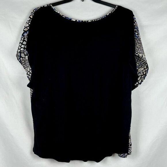 APT. 9 Women’s Snakeskin Short Sleeve Blouse 2X - Picture 2 of 9